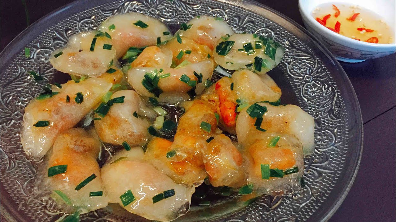 Cách làm bánh bột lọc/ Bánh lọc trần/Vietnamese clear shrimp & pork ...