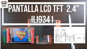Tutorial Arduino: Pantalla táctil LCD TFT 2.4" ILI9341 Touch - circuito y código