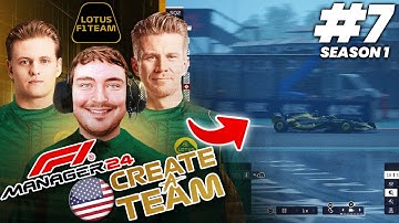 F1 MANAGER 24 CREATE A TEAM (Lotus F1 Team) #7 | CHANGEABLE CONDITIONS!