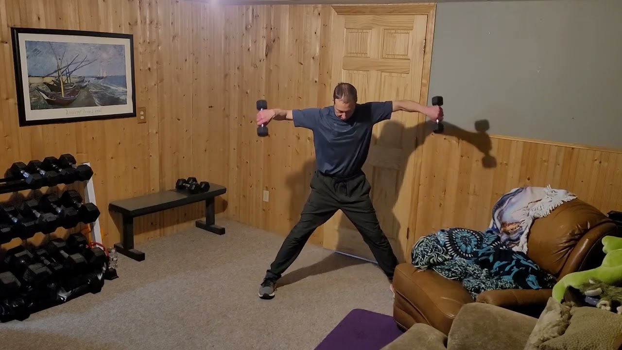 12-minute Dumbbell HIIT Workout (Full Body Fat Burn Exercises at home) 988