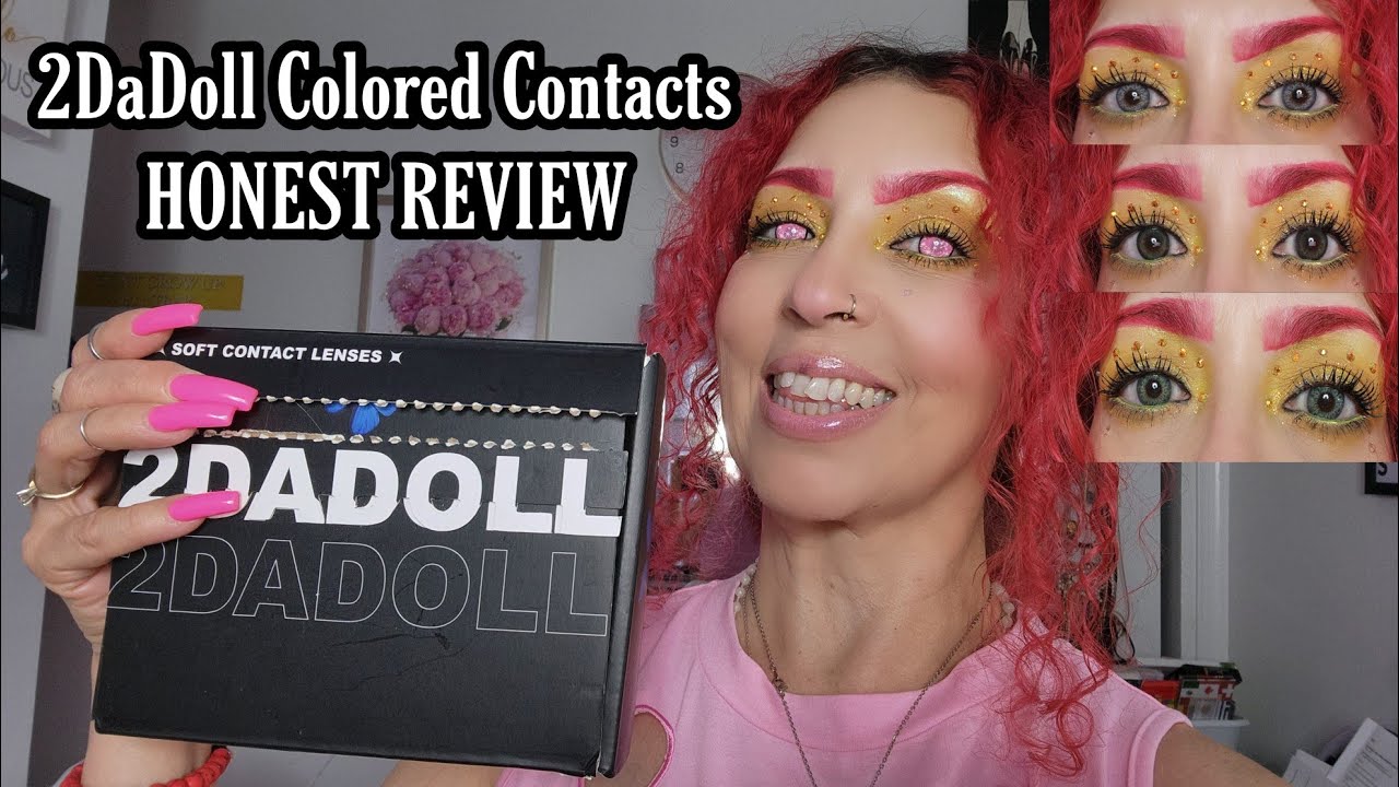 2DADOLL CONTACT LENSES REVIEW + TRY ON BEST COLORED LENSES OF 2022