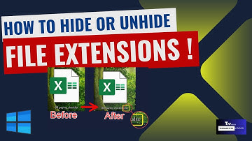 Easily 🗂️ Hide or Unhide file extensions in Windows 11