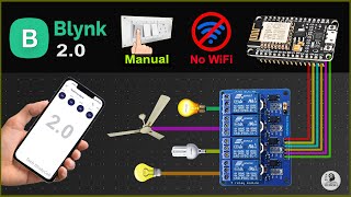 IoT based Home Automation project using NodeMCU ESP8266 and New Blynk app | ESP8266 Projects 2021