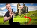 I tried &#39;INVISIBLE PAINTING&#39; Real Castles!!