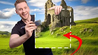 I tried 'INVISIBLE PAINTING' Real Castles!!