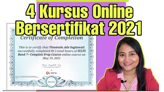 Rekomendasi 4 Kursus Online Bersertifikat 2021