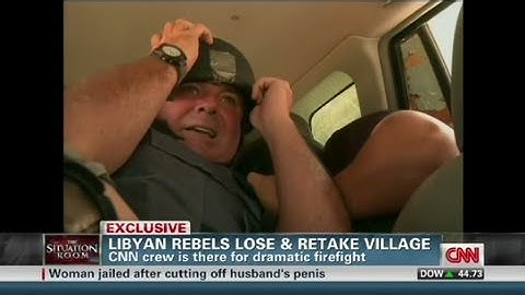 CNN: CNN reporter caught in firefight