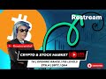 Crypto & Stock Market Live TA | Opening Range | Fib levels | Trade Ideas | Tesla | Bitcoin | Q&A