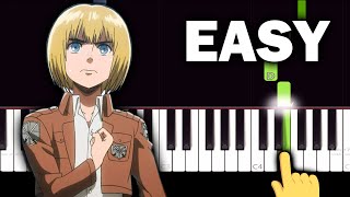 Attack on Titan - Armins Theme - EASY Piano tutorial