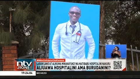 Nakuru: Picha za CCTV zaonesha dakika za mwisho za daktari Laban Lang'at kabla ya kifo chake
