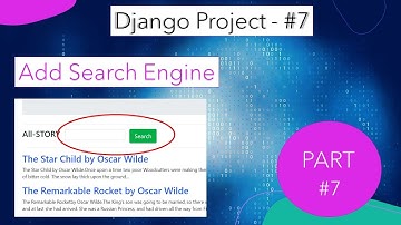 Django Project #7 || Add Search option for django website || filter by search query