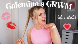 GRWM for a Galentine's Brunch! 💋 Storytime and catch up talk*
