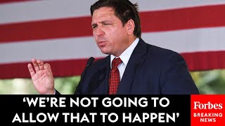 Florida Gov. Ron DeSantis Vows 'No More Socialism For The Wealthy' During Economic Speech