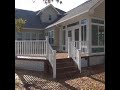 Glass Sunroom and Deck Project - Carolina Home Exteriors