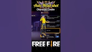 AUTO HEADSHOT CHARACTER COMBINATION 🤯😲|| HEADSHOT CHARACTER COMBINATION 🤯💥 || #shorts #freefire #ff