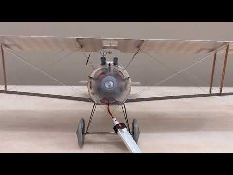 Microaces Sopwith Camel F.1 rotary engine