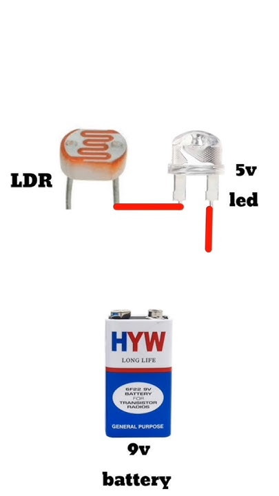 LDR sensor//LDR circuit connection - YouTube image.