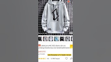 Thumbnail of Hoodie 2 sisi pria | REKOMENDASI PRODUK SHOPEE TERBAIK