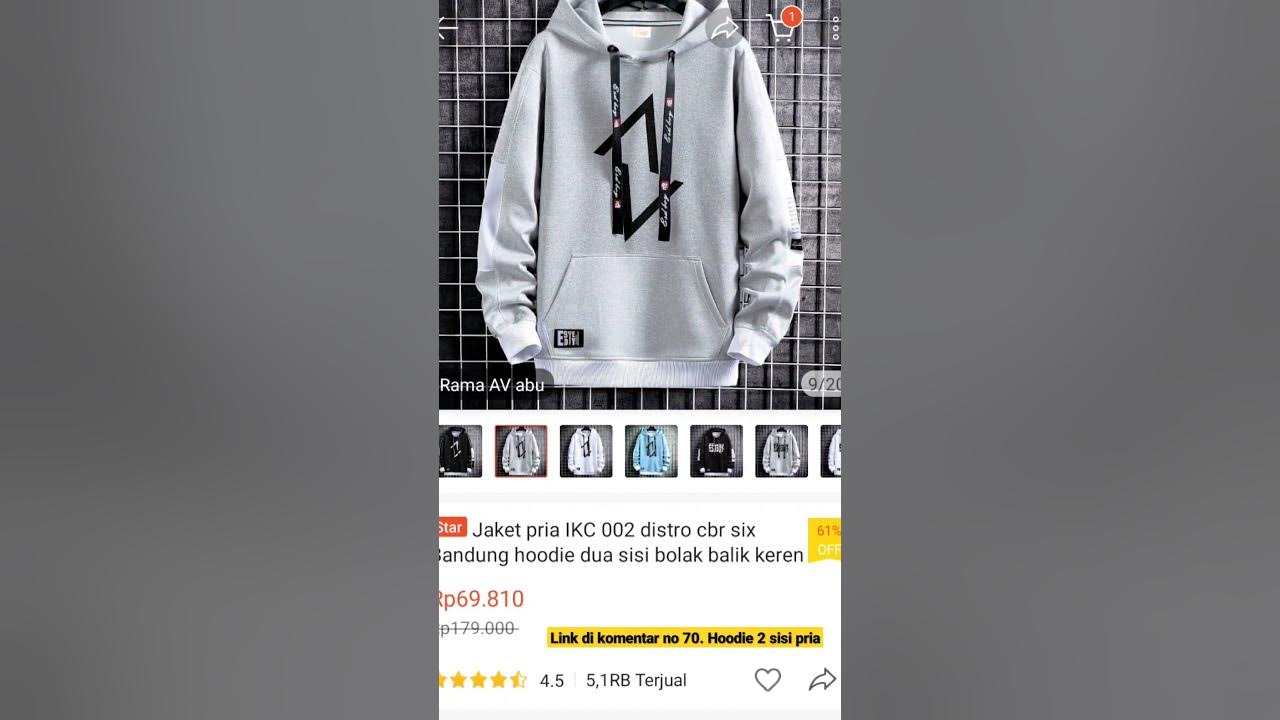 Hoodie 2 sisi pria | REKOMENDASI PRODUK SHOPEE TERBAIK Hoodie 2 sisi pria | REKOMENDASI PRODUK SHOPEE TERBAIK