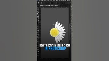 How to rotate objects around a circle in photoshop #photoshop #tutorial #shorts
