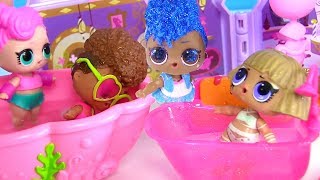 DOLL LOL SURPRISE CARTOONS! Beauty salon for girls and Pets!