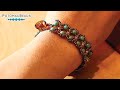 Corset RounDuo &amp; Pearl Bracelet - DIY Jewelry Making Tutorial by PotomacBeads