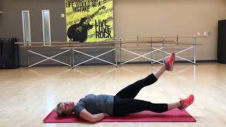 Supine Flutter Kick