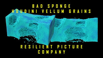BAD SPONGE - HOUDINI VELLUM GRAINS - REDSHIFT- Tutorials now live
