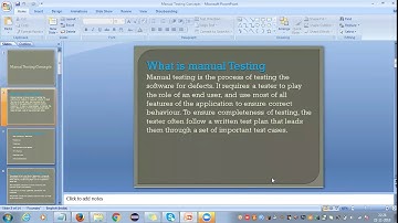 Manual Testing Training Part1