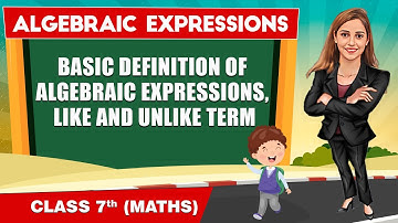Algebraic Expressions - Part 1 || Class 7th Maths || Junoon Pro