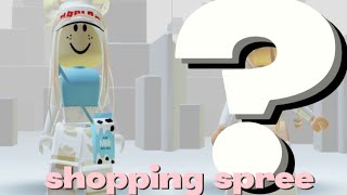 shopping spree 160 robux first time!!!❤❤