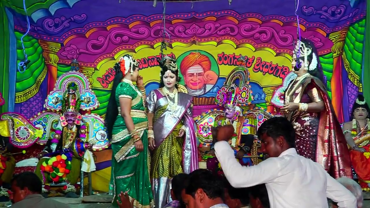 ಬಂಡಿಹಟ್ಟಿ ಗ್ರಾಮದಲ್ಲಿ ನಡೆದ ರತಿ ಕಲ್ಯಾಣ ಎಂಬ ಸುಂದರ ಪೌರಾಣಿಕ ನಾಟಕ 01- 11- 2025 Part 18