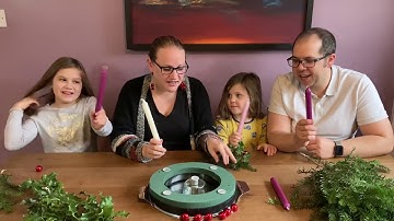Let’s make an Advent Wreath!