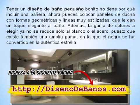 Diseño de Baños Pequeños Modernos - YouTube