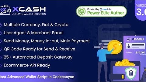 Script Xcash - Ultimate Wallet Solution | Free #script #free