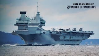 HMS Queen Elizabeth arrives in Oslo (November 2022)