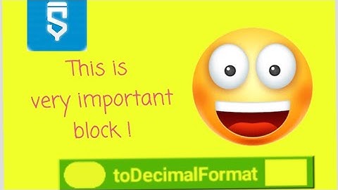 Use of decimal format block in sketchware. Sketchware tutorial. Make your own app.