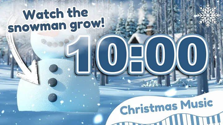 10 Minute Christmas Classroom Timer with Festive Music & Snowy Ambience ❄️
