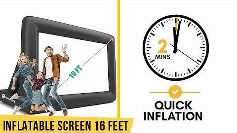 Holiday Styling inflatable screen