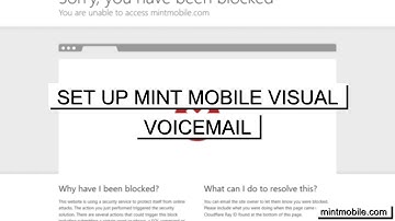 How To Set Up Mint Mobile Visual Voicemail 2025 (VOICEMAIL SETUP)