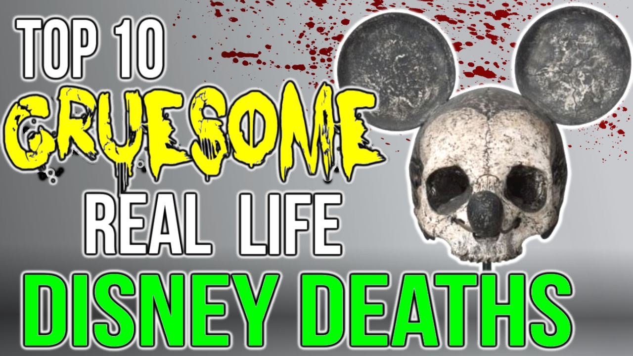 Top 10 GRUESOME Real Life Disney Deaths! YouTube