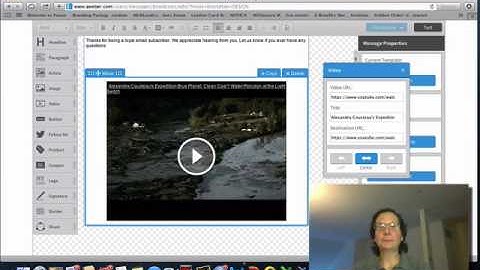 How To Add A Video To An Email In Your AWeber Account