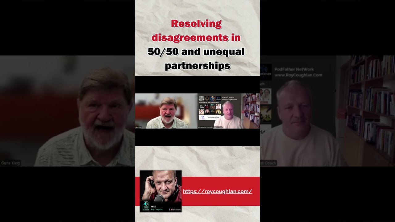 Resolving disagreements in 50/50 and unequal partnerships