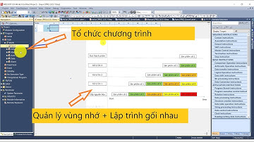 Tổ chức chương trình và quản lý vùng nhớ  | PLC Projects and Device memories management | PLC Mitsu