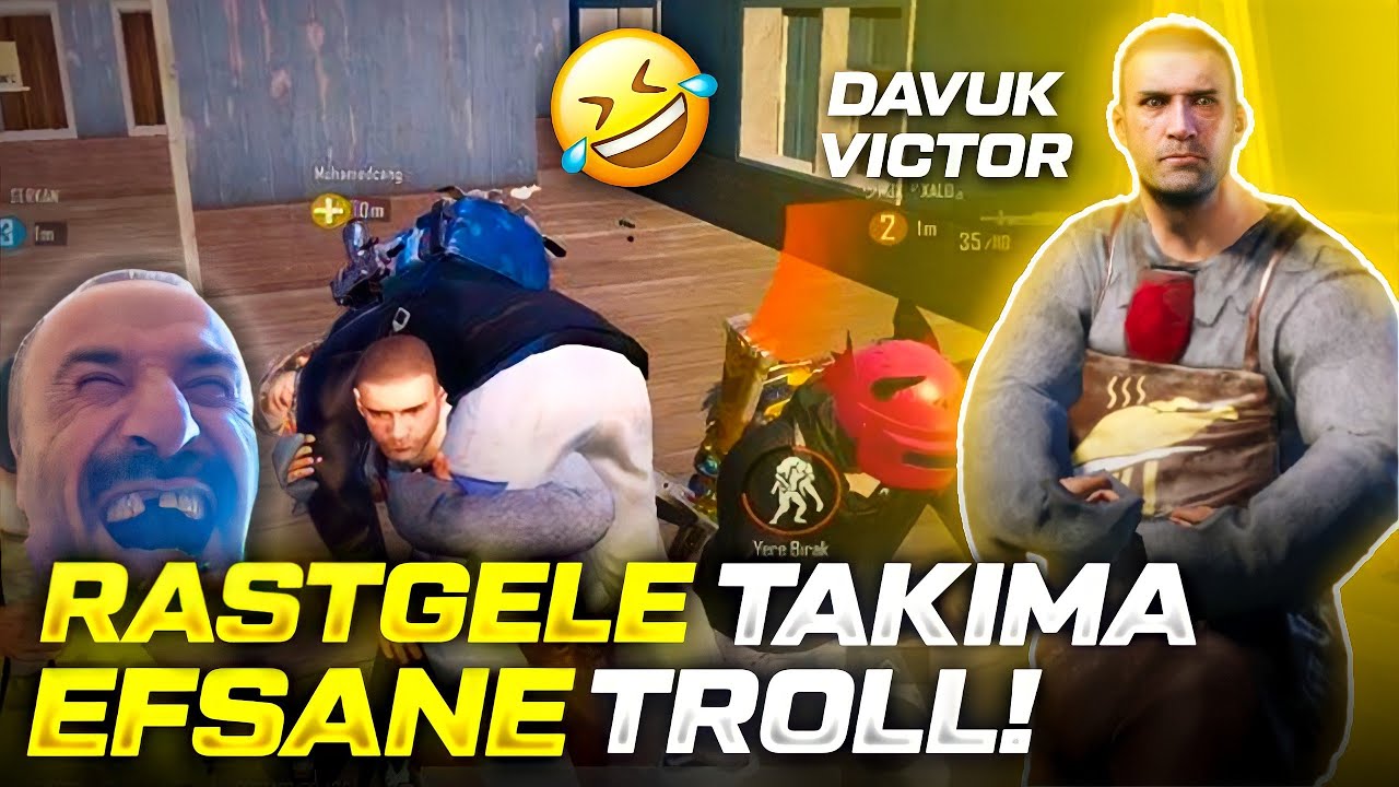 RASTGELE TAKIMA EFSANE TROL – PUBG MOBİLE KOMİK MONTAJ – GÜLMEMEK İMKANSIZ !