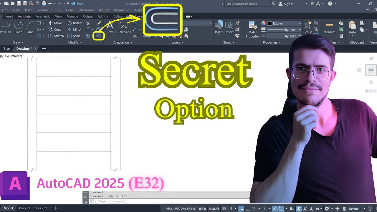 AutoCAD 2025 Tutorial for Beginners (E32) | Offset Command Secrets You ...