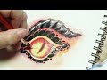 How to Paint a Dragon Eye:  Part 3 Beginner&#39;s Tip to Watercolor