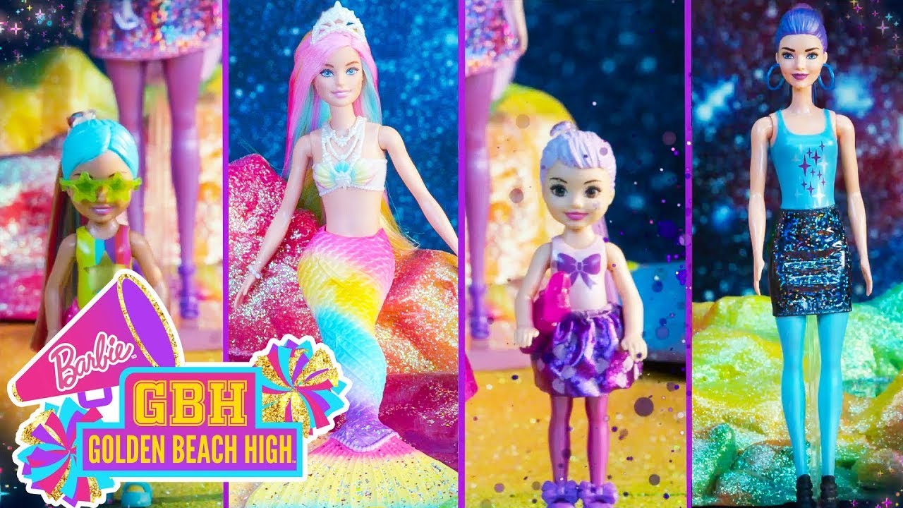 Barbie  🌈Barbie meets MERMAIDS & the RAINBOW QUEEN 👑 in