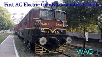 The First AC Electric Goods Locomotive in India: WAG 1