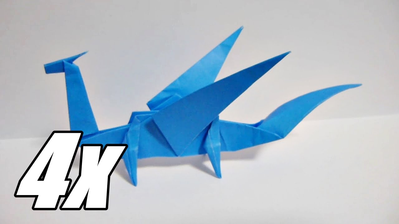 Easy Origami Dragon 折り紙 折り方 簡単なドラゴン Youtube